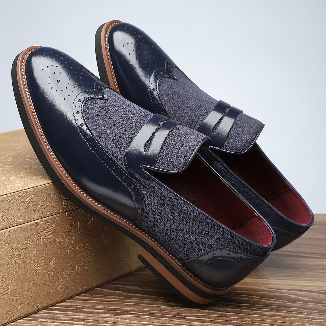 Gianni Leather Penny Loafers