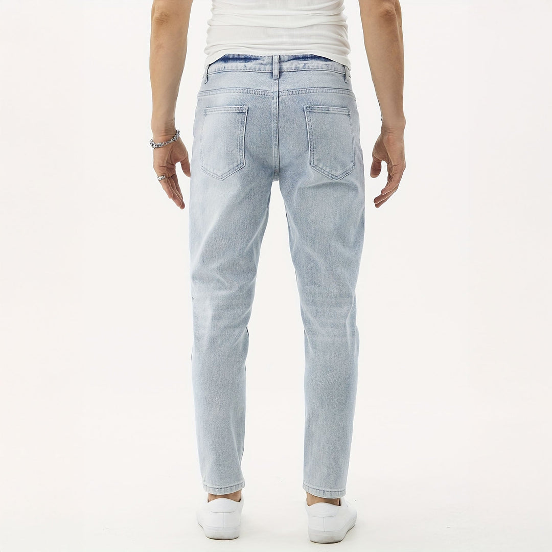 Thiago Tapered Cotton Jeans