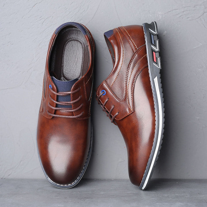 Giovanni Leather Derby Shoes
