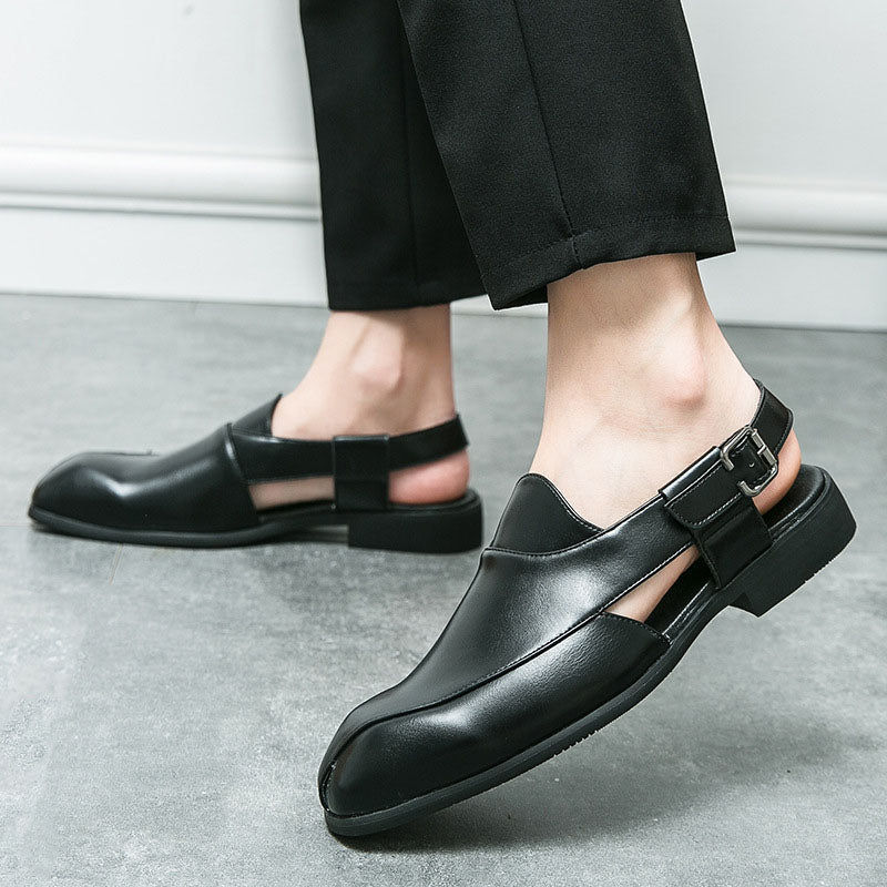 Aurelio Leather Slingback Shoes