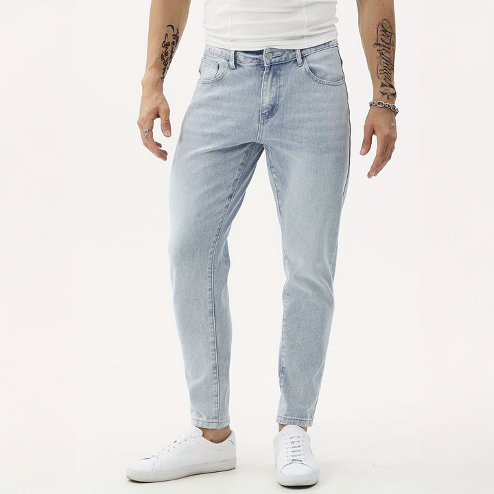 Thiago Tapered Cotton Jeans