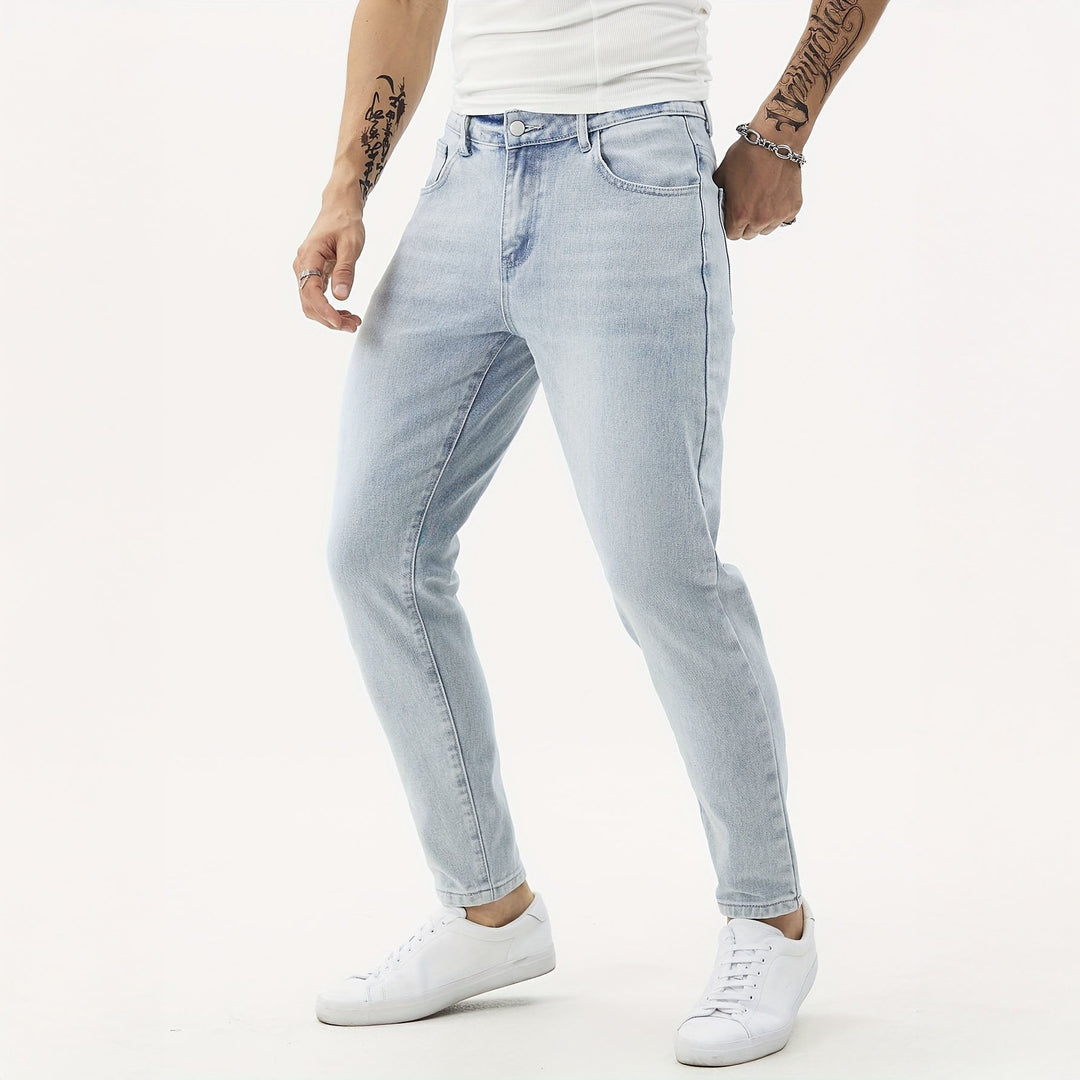 Thiago Tapered Cotton Jeans