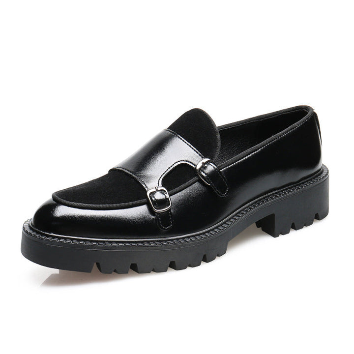 Tiziano Dual Monk Leather Loafers