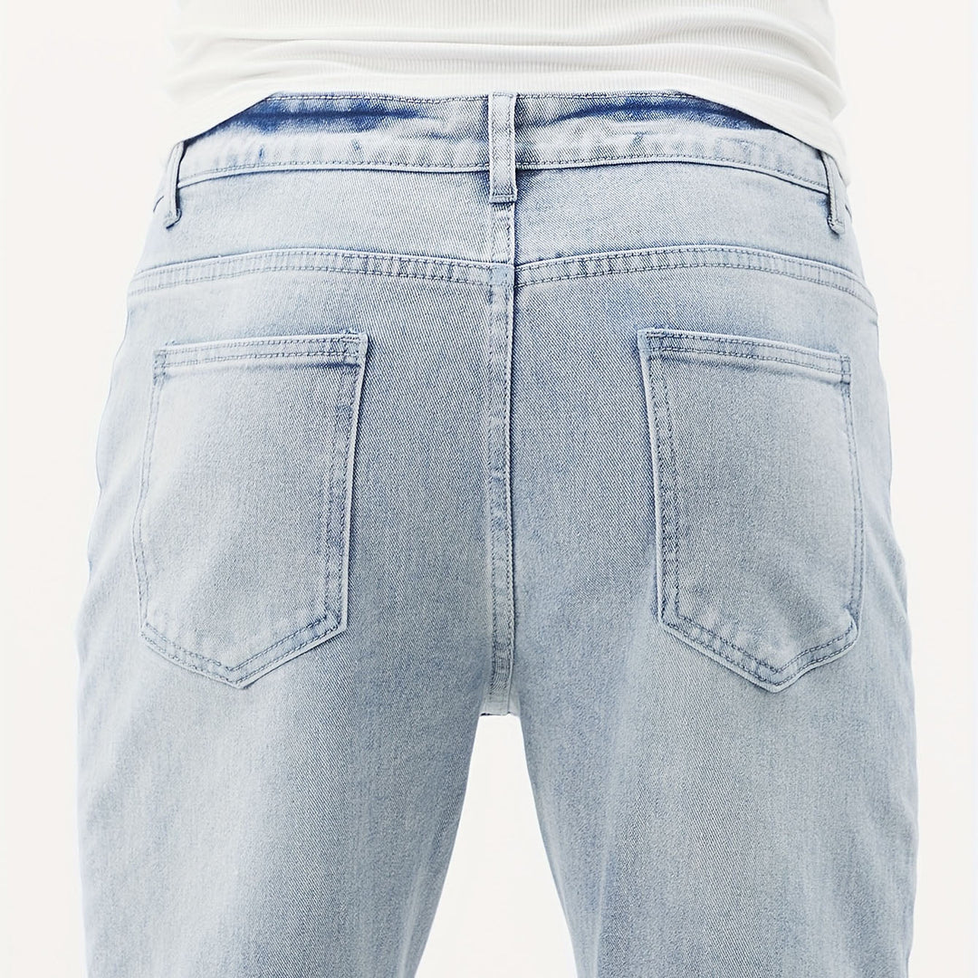 Thiago Tapered Cotton Jeans