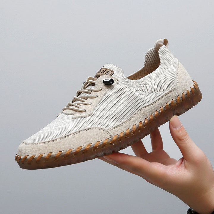 Marco Knit-Leather Hybrid Sneakers