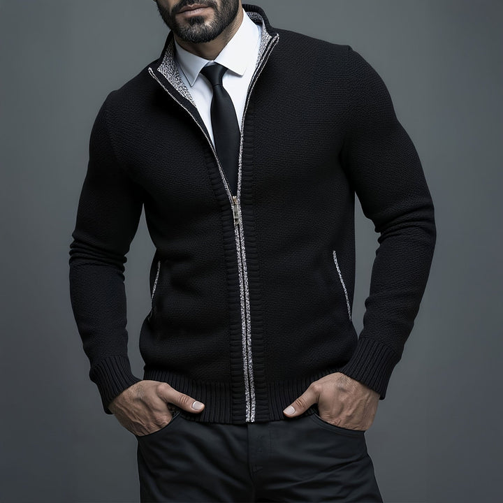 Matteo Knit Zip Sweater