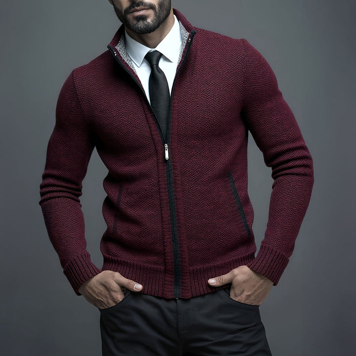 Matteo Knit Zip Sweater