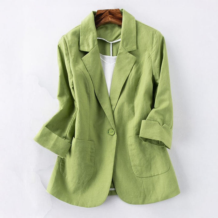 Sofia Linen Soft Blazer