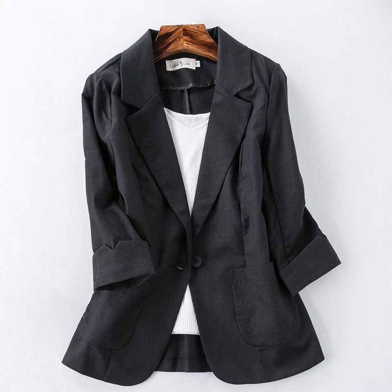 Sofia Linen Soft Blazer